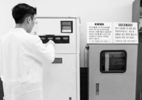 필터 공장의 제품 검수 공정